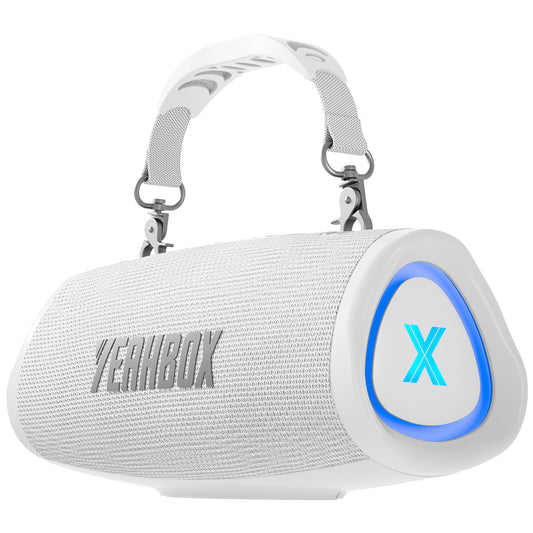YEAHBOX Sonic Boom POP Bluetooth Speaker, 50W 1.1-Channel Bass System, Racetrack Woofer speaker
