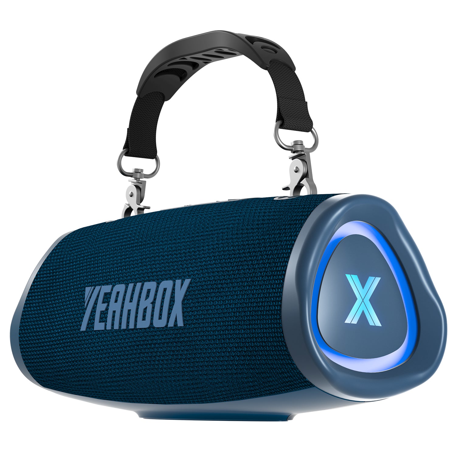 YEAHBOX Sonic Boom POP Bluetooth Speaker, 50W 1.1-Channel Bass System, Racetrack Woofer speaker