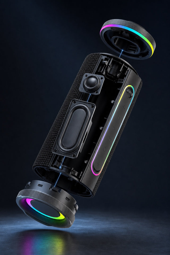 X-Boom Go - Compact acoustic core, shown honestly