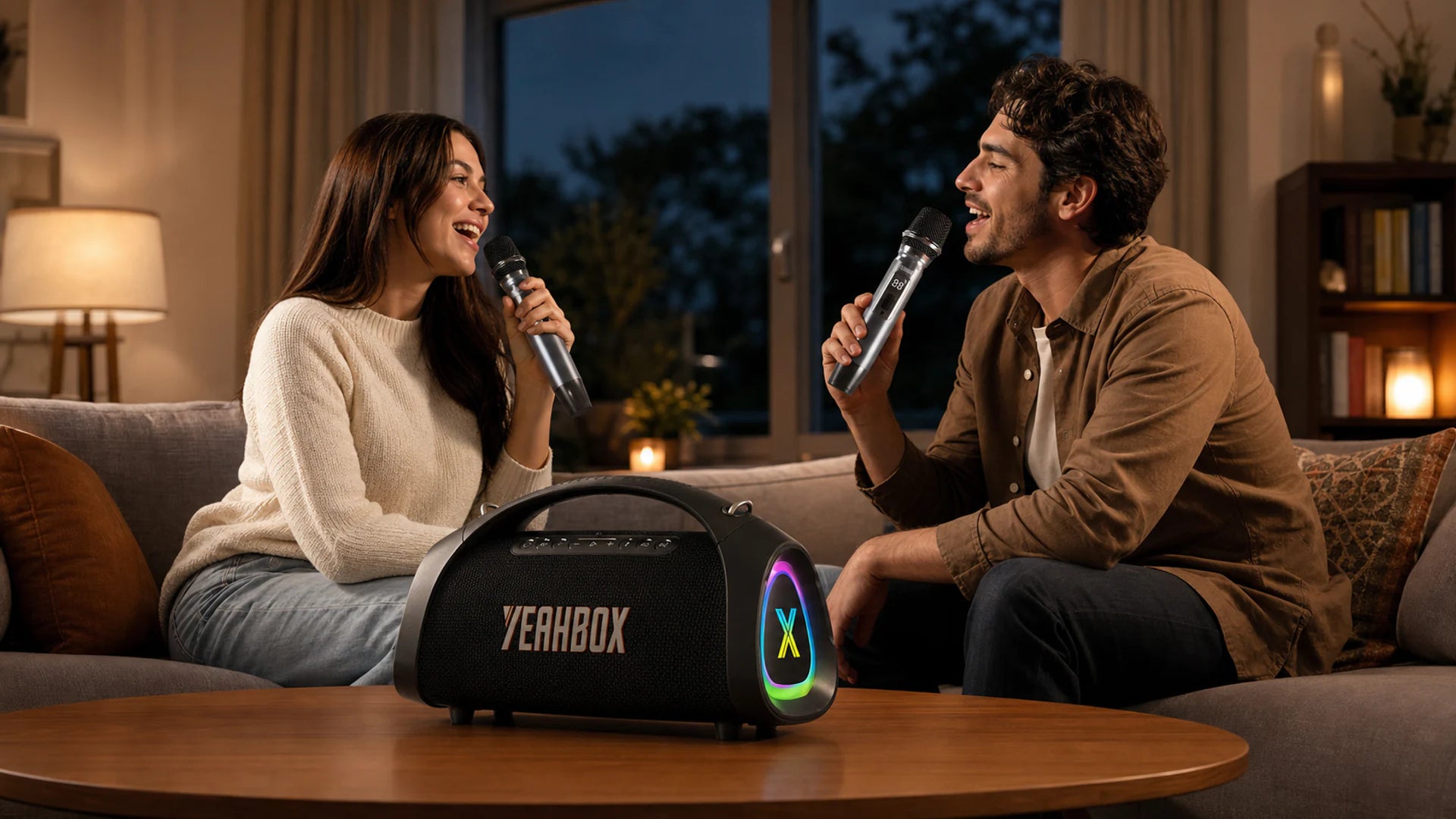 Natural Max K duet using exactly two matching wireless microphones