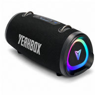 Black YEAHBOX Sonic Boom 100W portable speaker on a clean white background