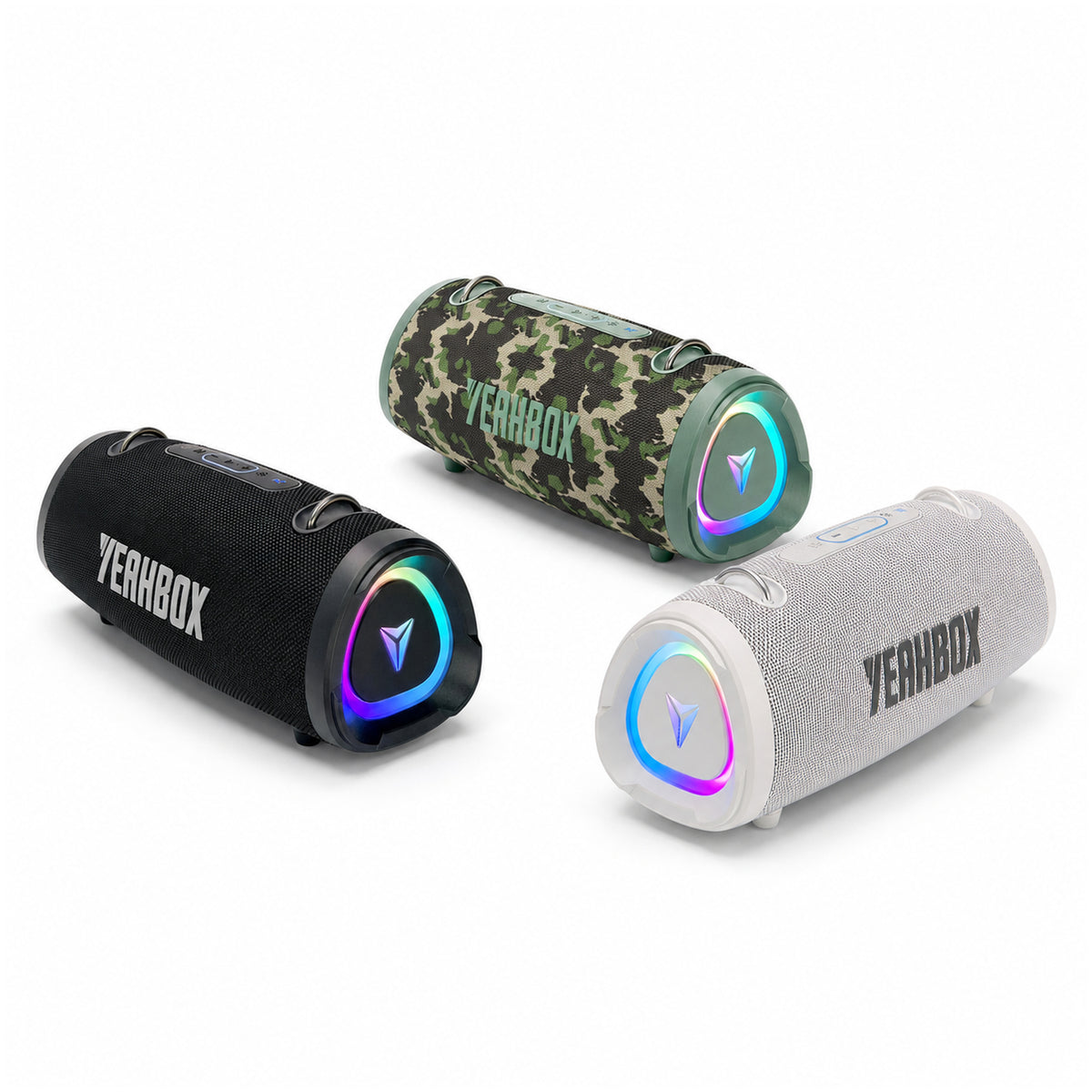 Black white and camouflage Sonic Boom 100W color options